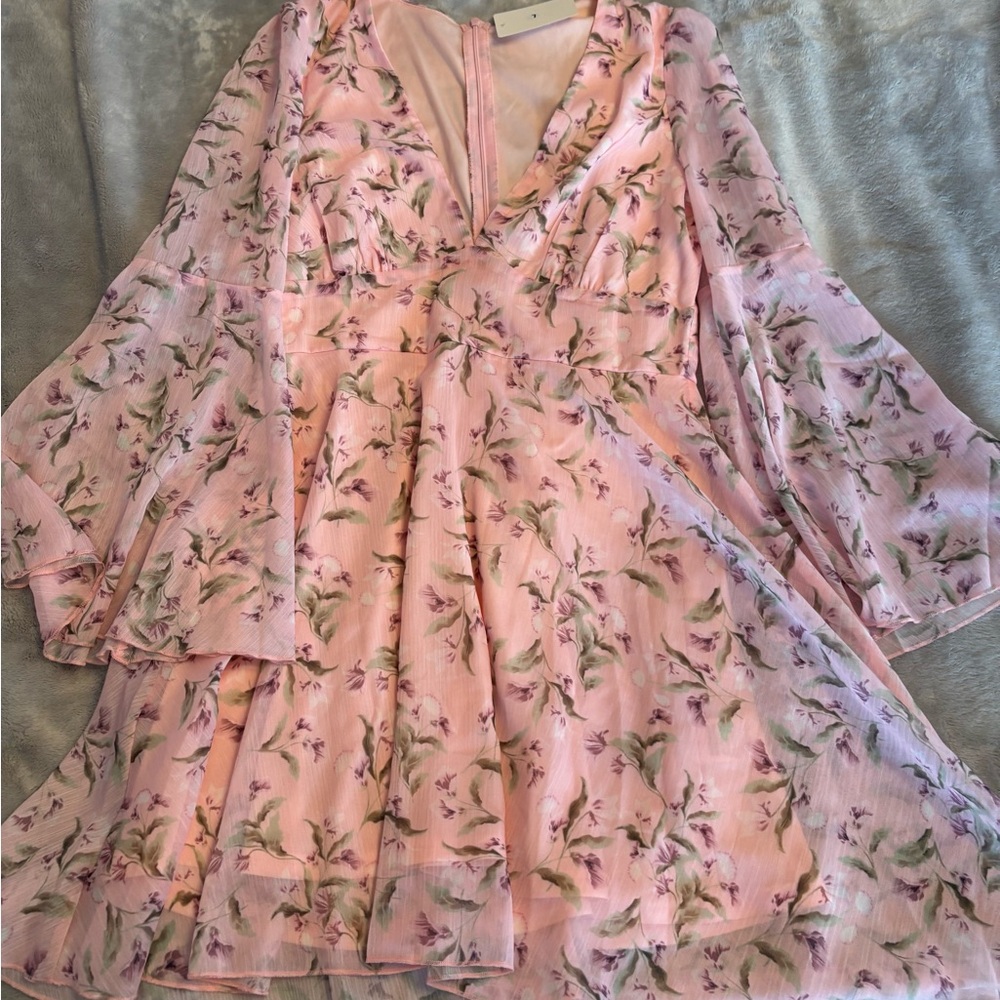 Floral Pink Dress